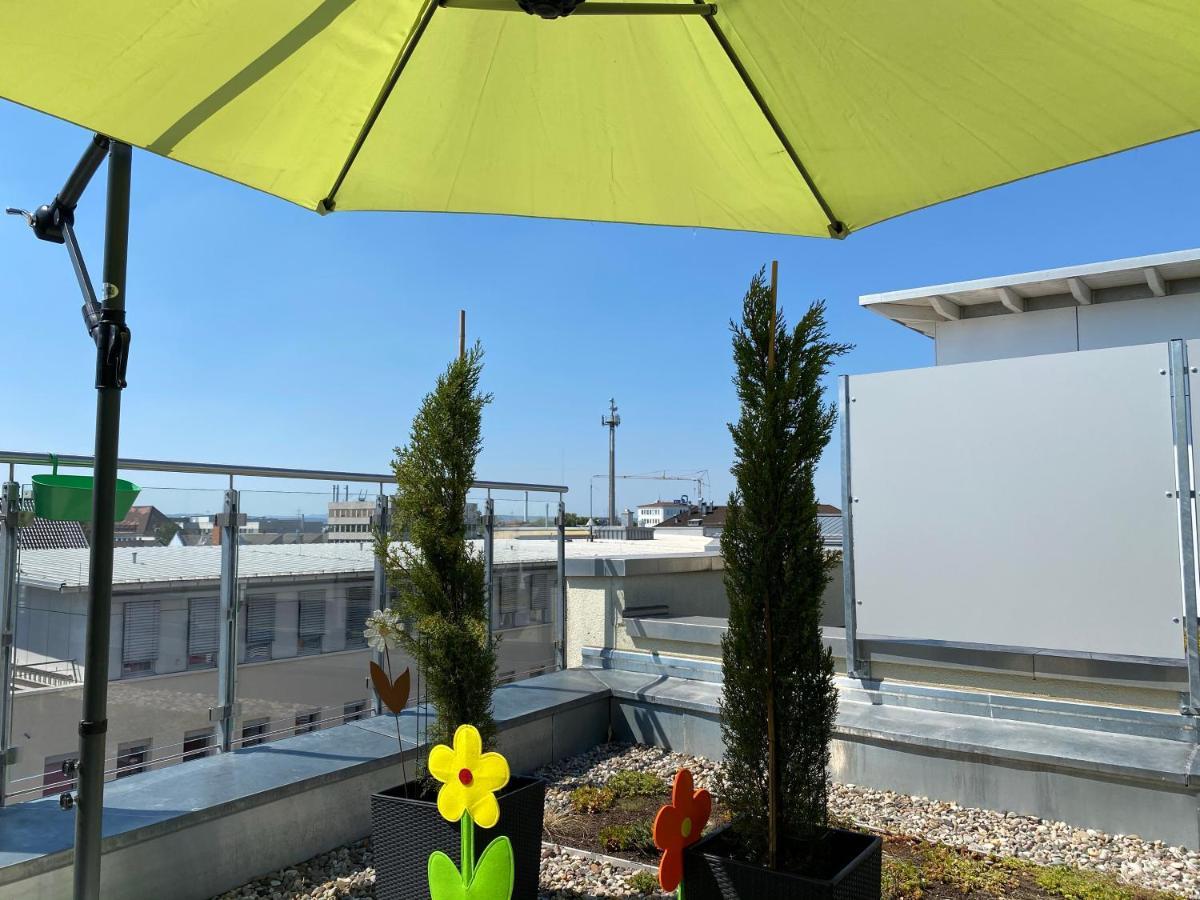 Panorama Penthouse Apartment Mit Klima Und Whirlpool Fuer Bis Zu 6 Personen Frankenthal  Eksteriør bilde