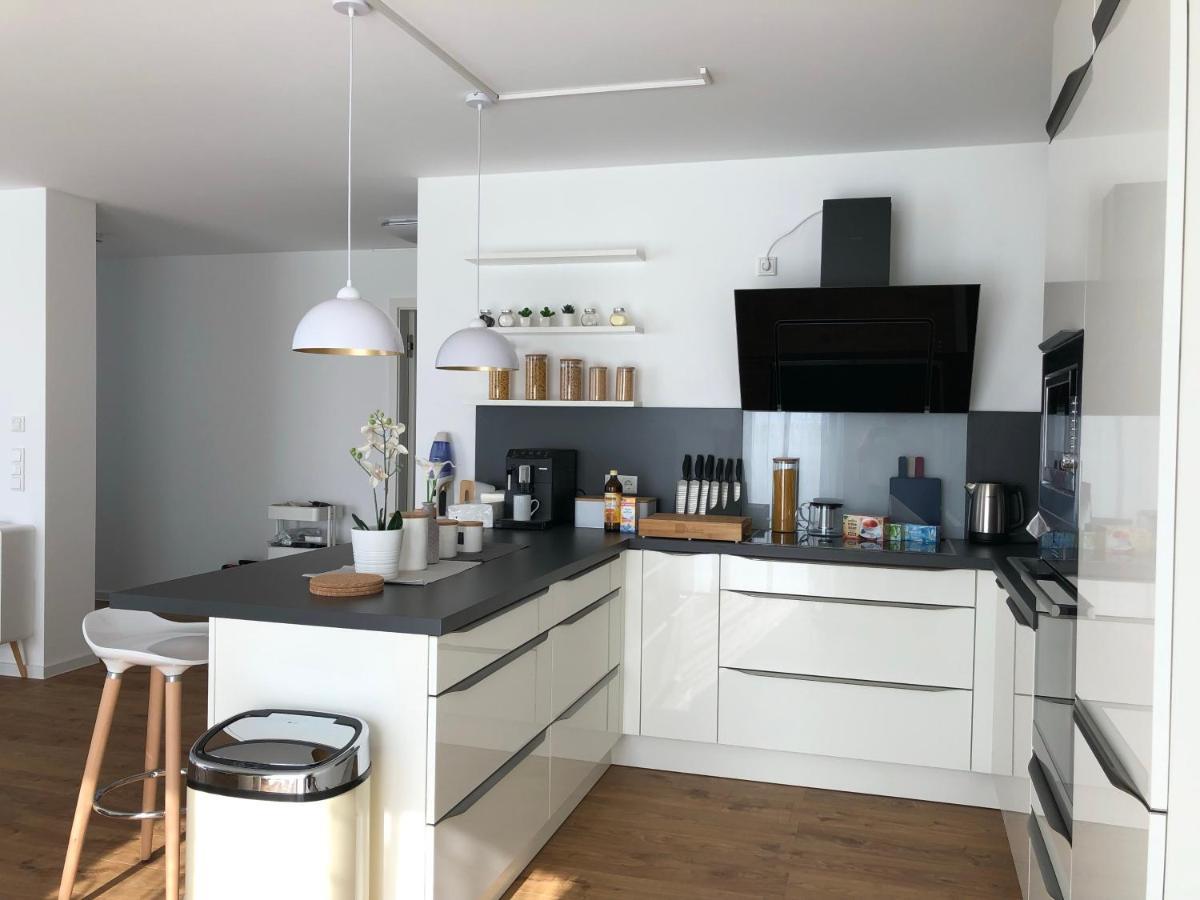 Panorama Penthouse Apartment Mit Klima Und Whirlpool Fuer Bis Zu 6 Personen Frankenthal  Eksteriør bilde